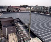 折半屋根遮熱塗装　島根県松江市　Mマンション様邸　2012.4　