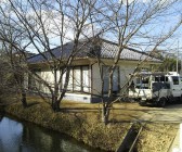 外壁塗装工事　公民館　岡山市北区　