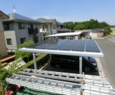 ガレージ屋根太陽光発電工事　S様　島根県出雲市斐川町